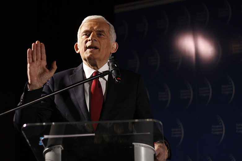 President of the Europan Parliament - Jerzy Buzek